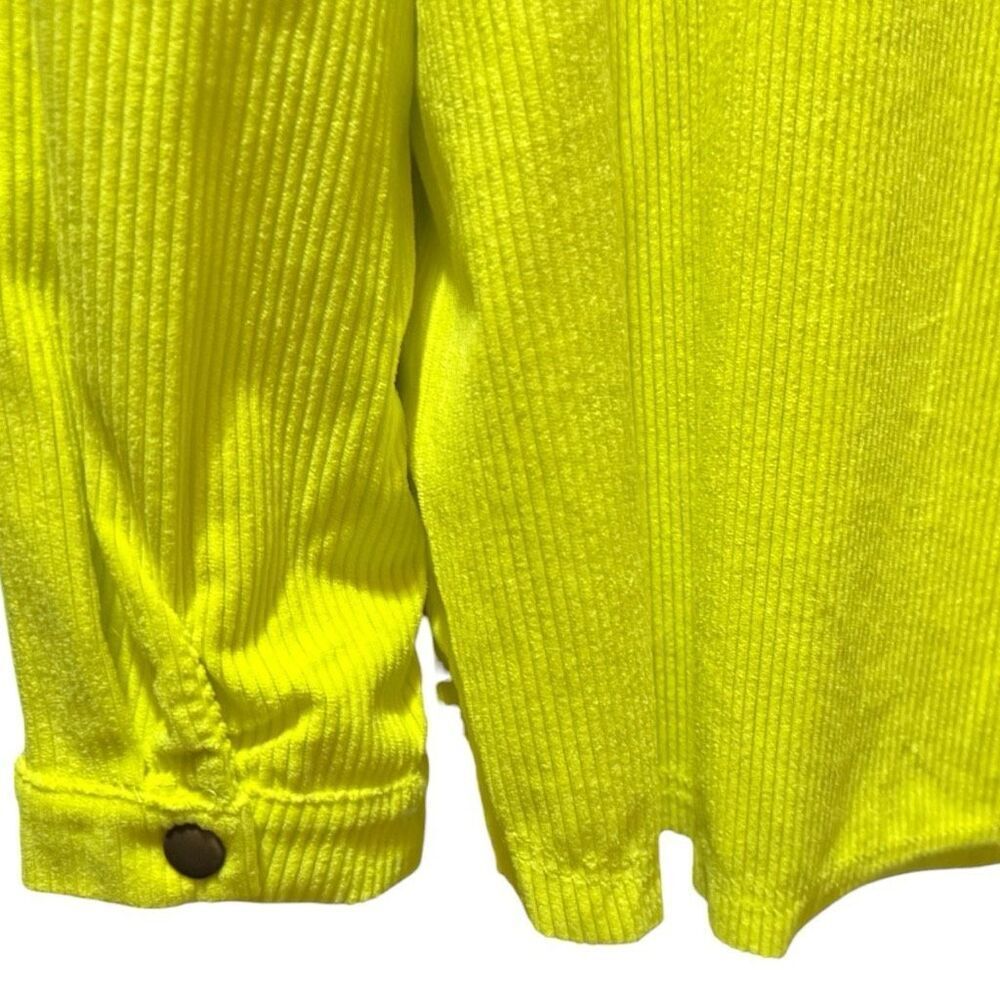 J.NNA Chartreuse Corded Snap Down High Low Shacket – Size Large NWT - Picture 15 of 16